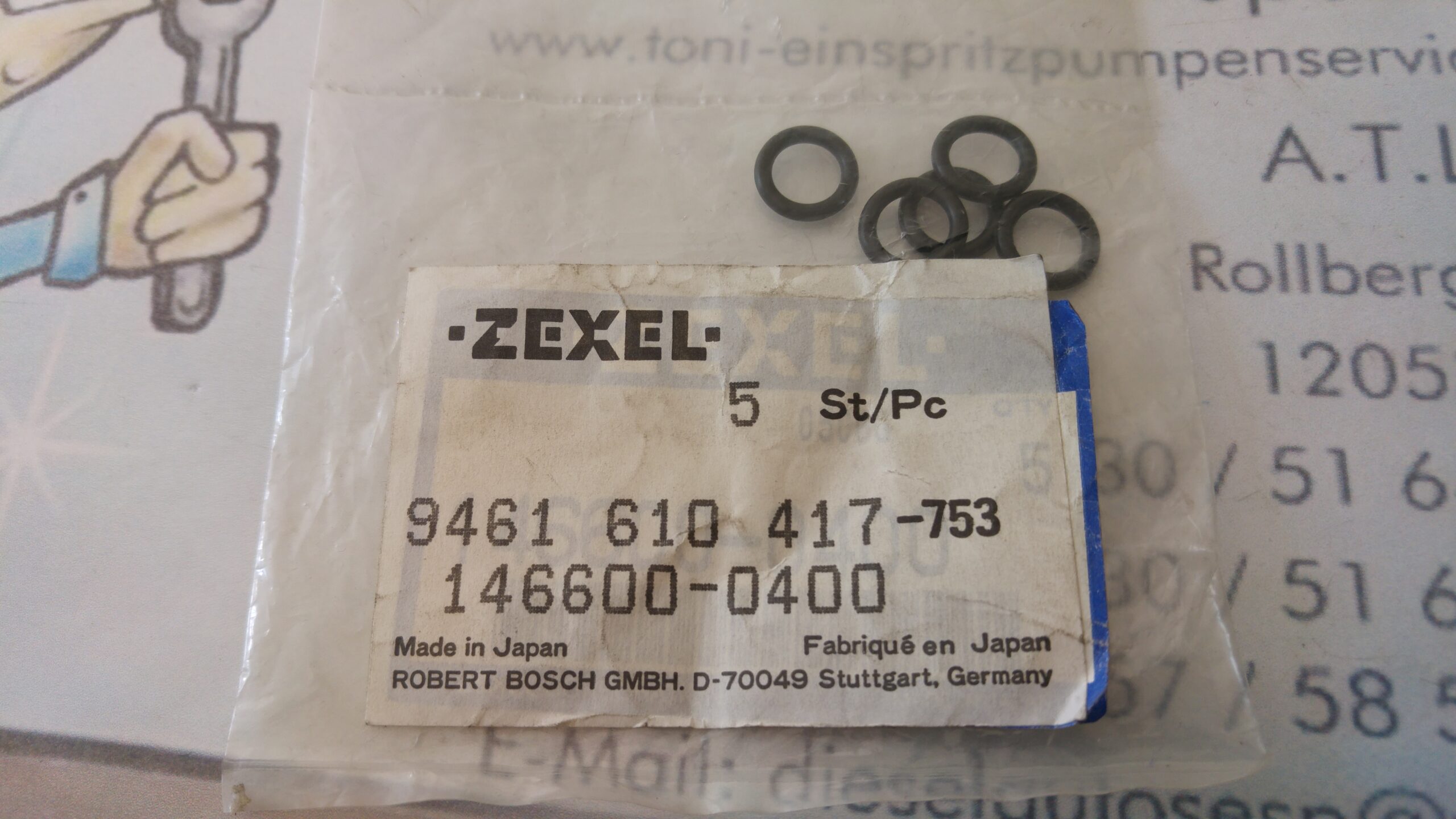 Zexel 9461610417 9 461 610 417 Bosch 1466000400 1 466 000 400