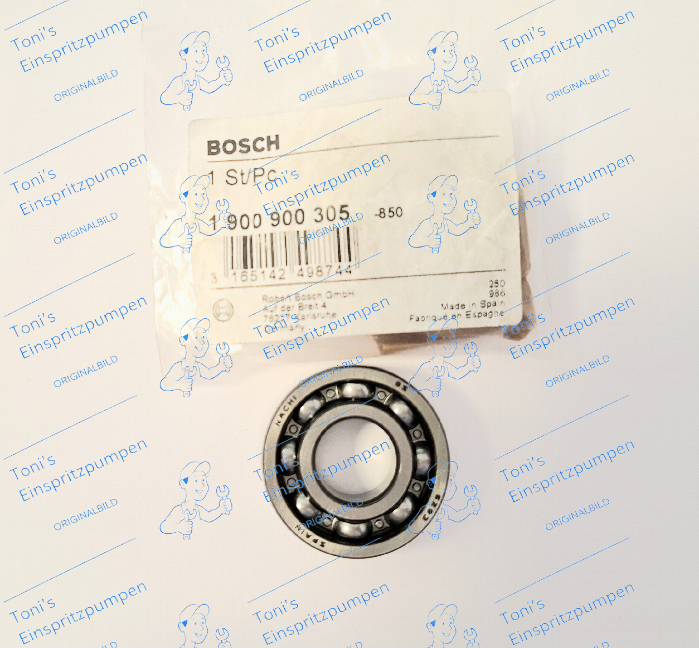 Kugellager Rillenkugellager Bosch 1900900305